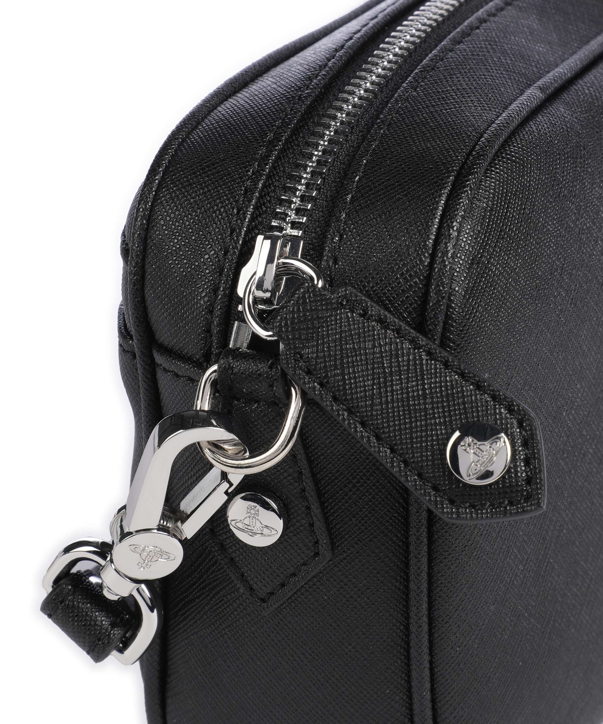 Vivienne Westwood Anna Saffiano Crossbody bag black