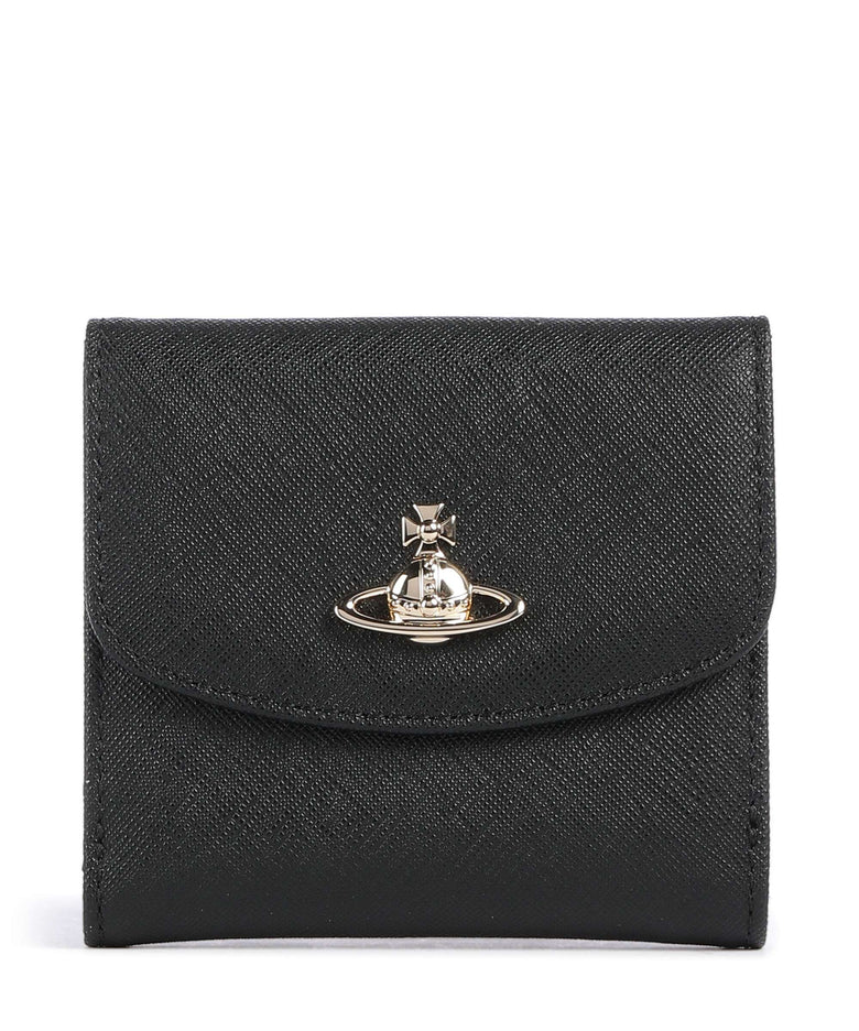 Vivienne Westwood Saffiano Small Wallet black