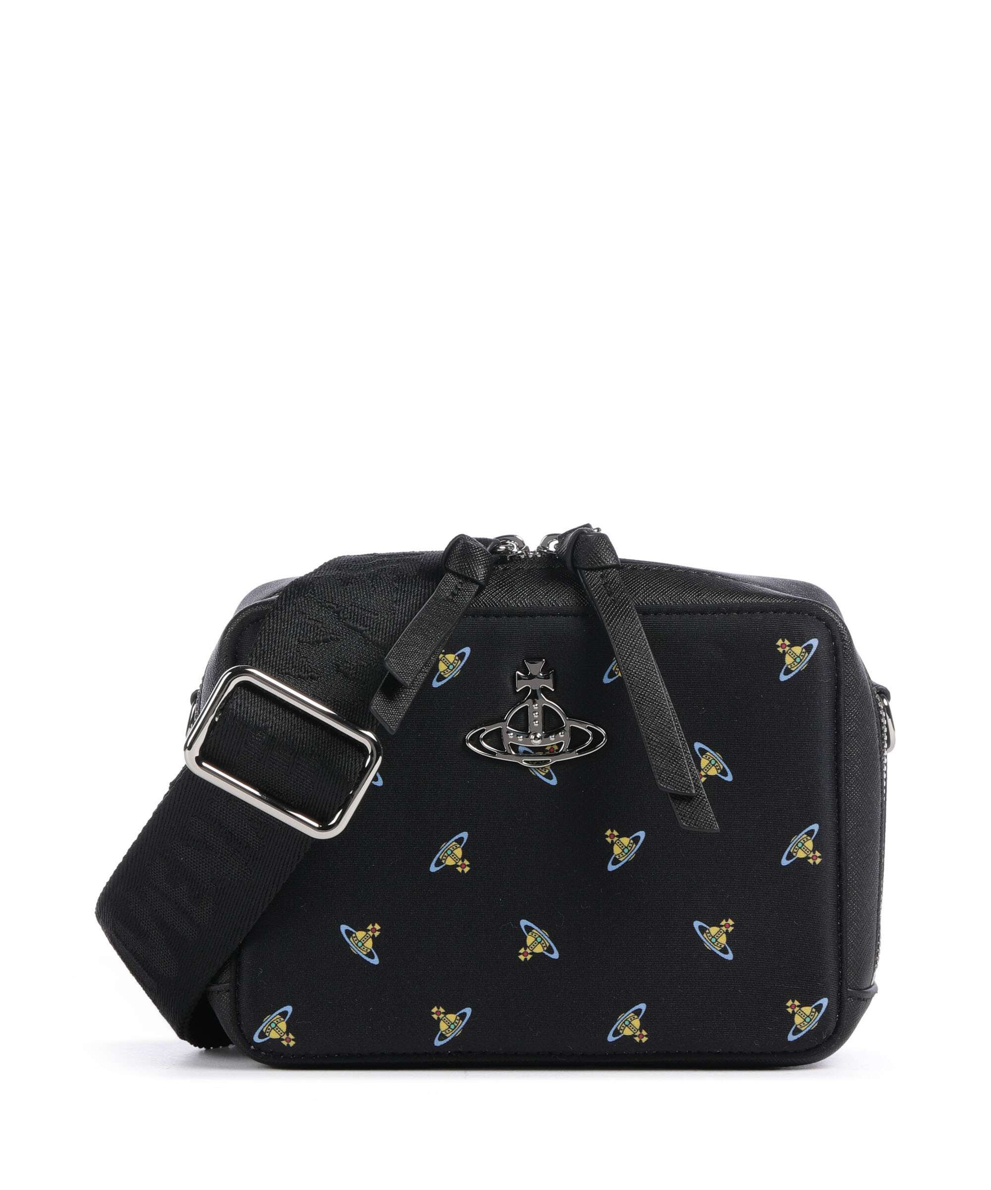 Vivienne Westwood Melih Neoprene Printed Crossbody bag black