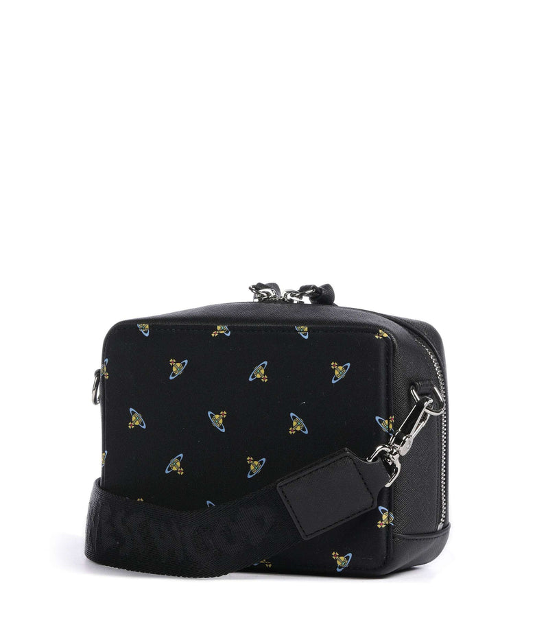 Vivienne Westwood Melih Neoprene Printed Crossbody bag black
