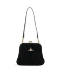 Vivienne Westwood Vivienne Velvet Shoulder bag black