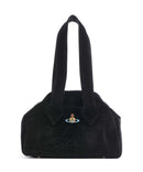 Vivienne Westwood Archive Velvet Medium Borsa a mano black