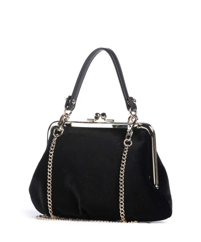 Vivienne Westwood Granny Frame Velvet Crossbody bag black