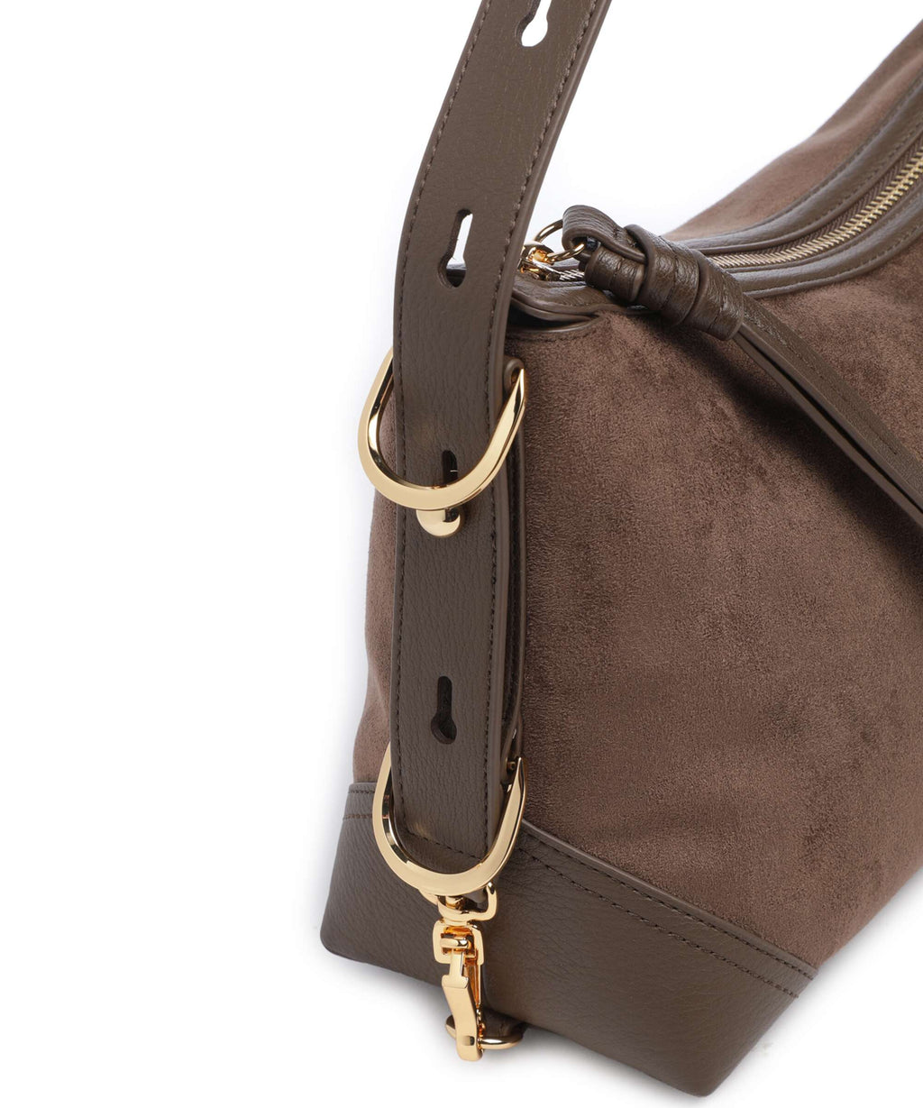 Love Moschino Signature Hobo bag marrone