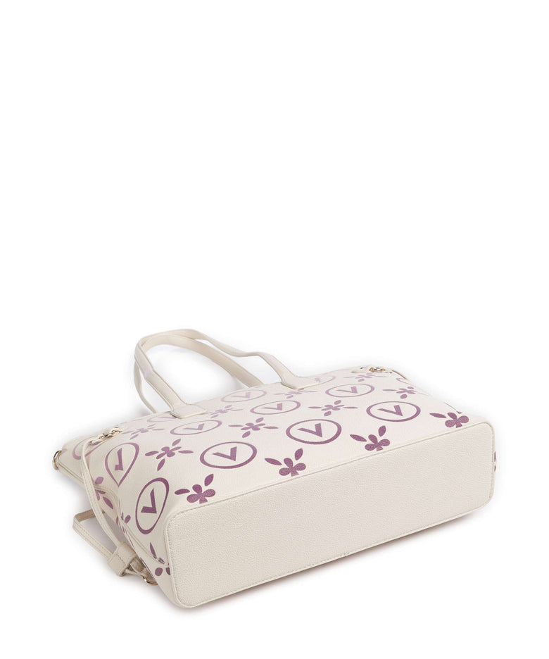 Valentino Bags Samba Re Print Tote bag ecru/rosa