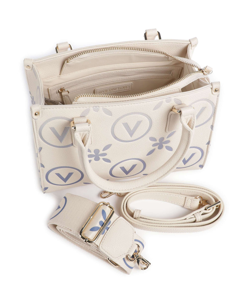 Valentino Bags Samba Re Print Handbag ecru/bluette
