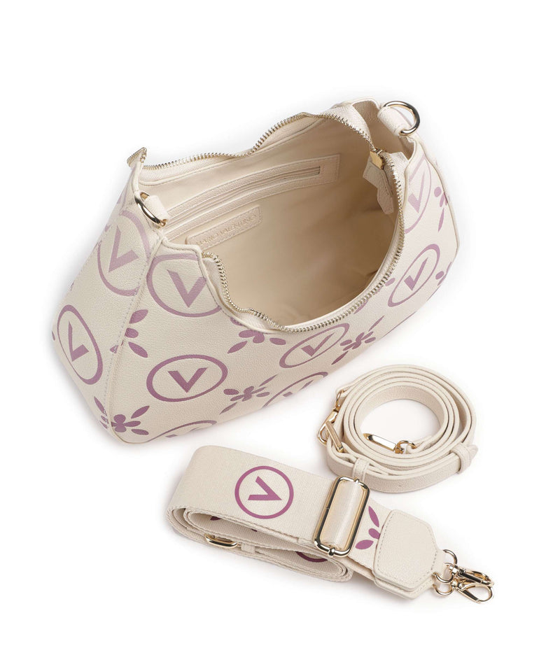 Valentino Bags Samba Re Print Shoulder bag ecru/rosa