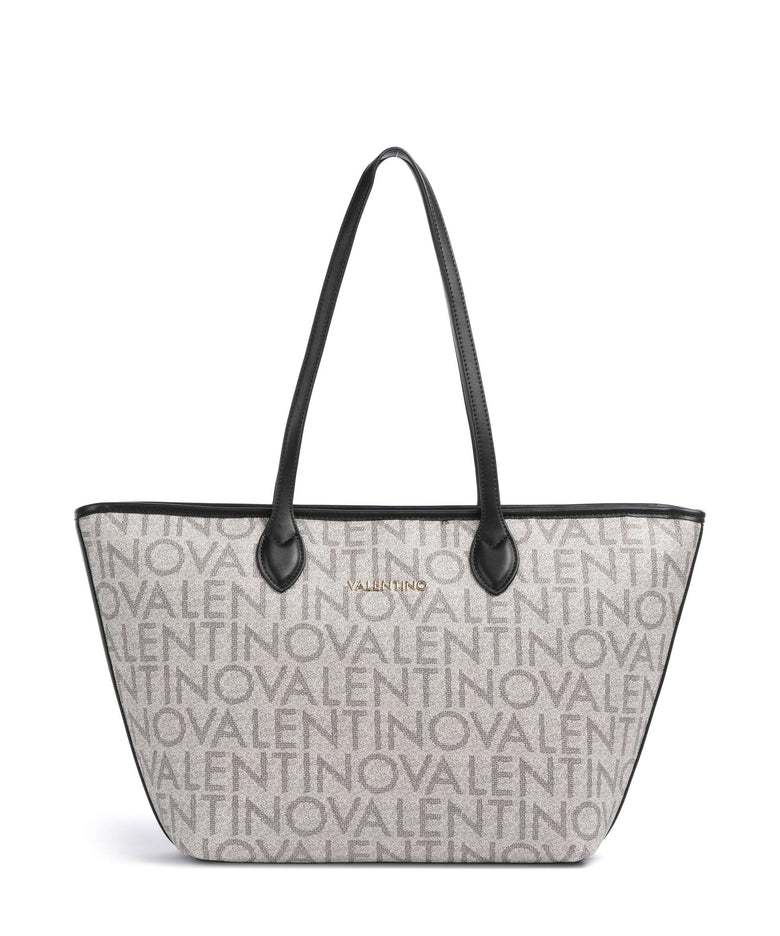 Valentino Bags Logo Tote bag beige/nero
