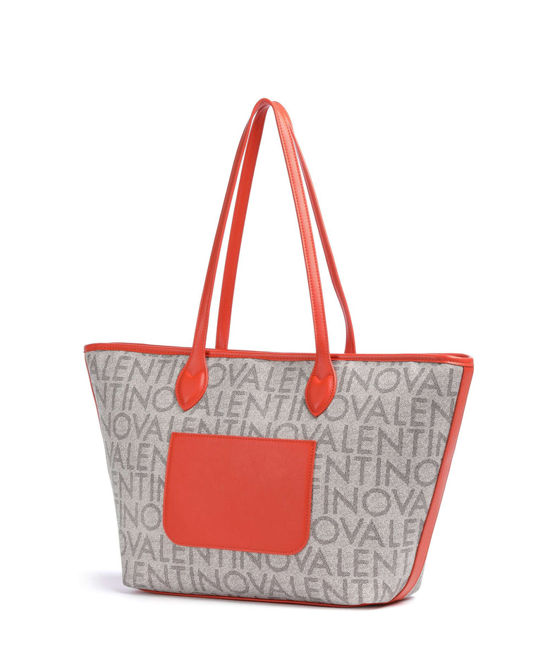 Valentino Bags Logo Tote bag beige/arancio