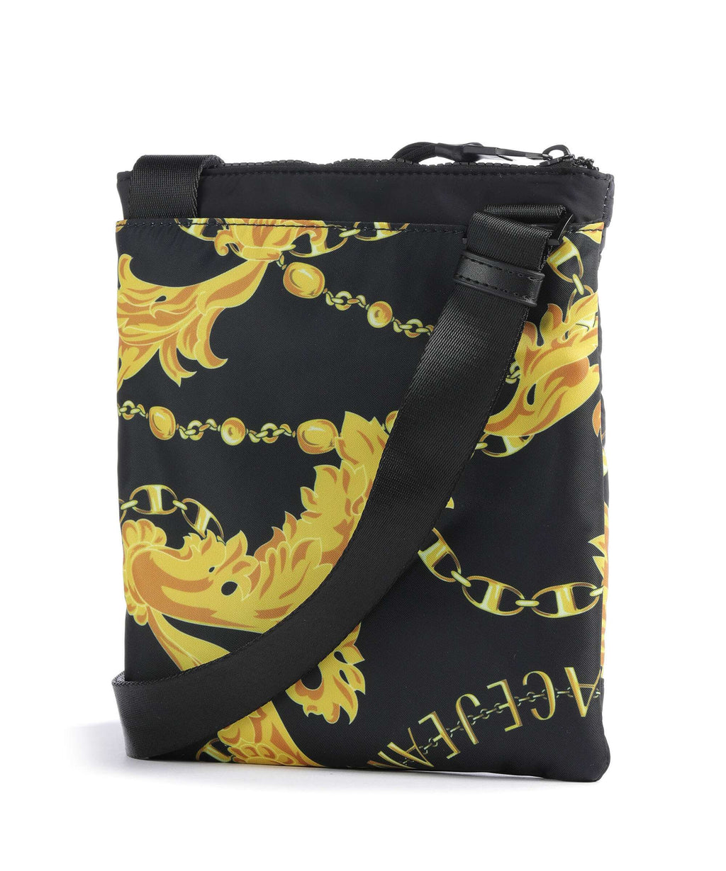 Versace Jeans Couture Iconic Printed Logo Crossbody bag black/gold