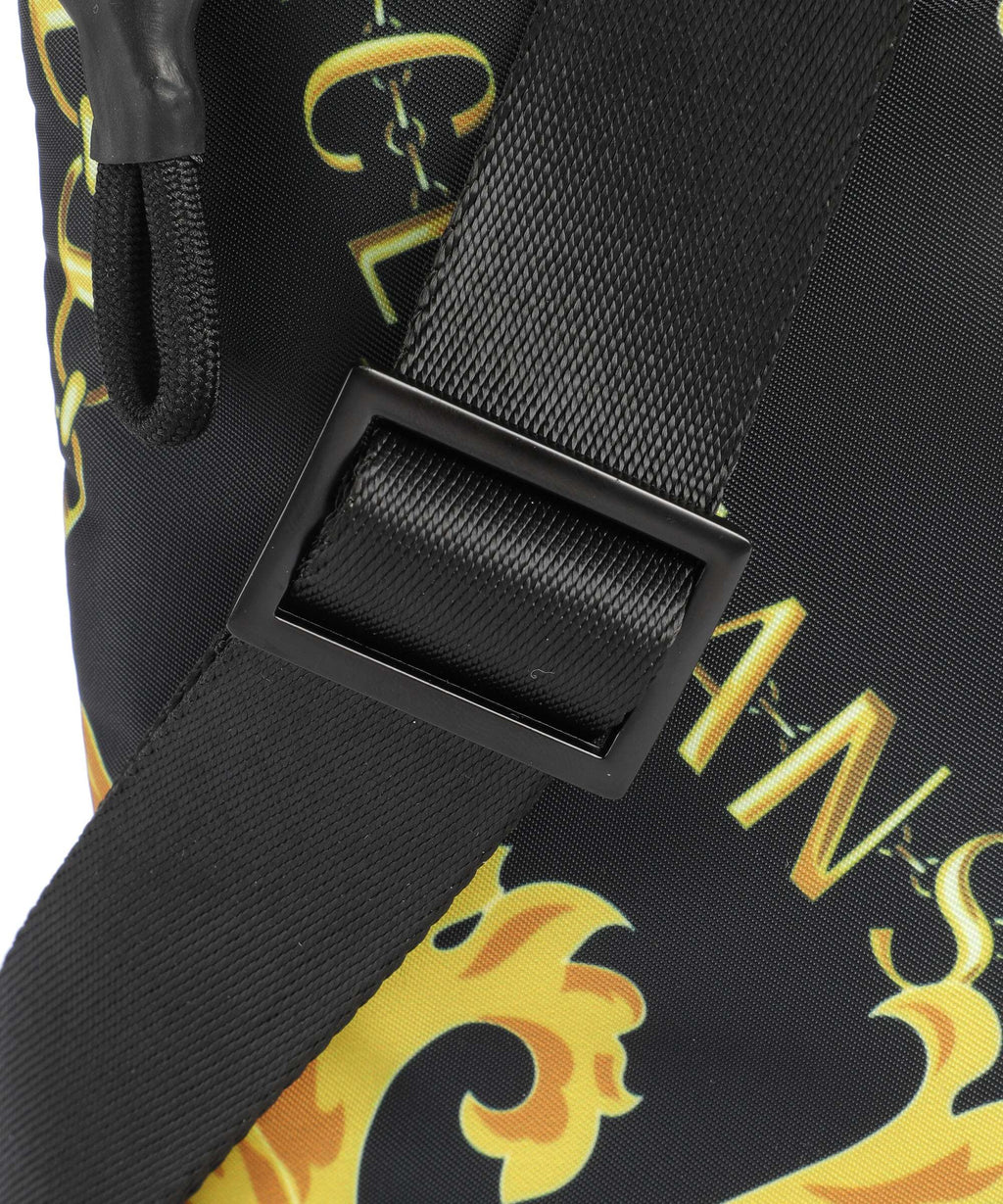 Versace Jeans Couture Iconic Printed Logo Crossbody bag black/gold