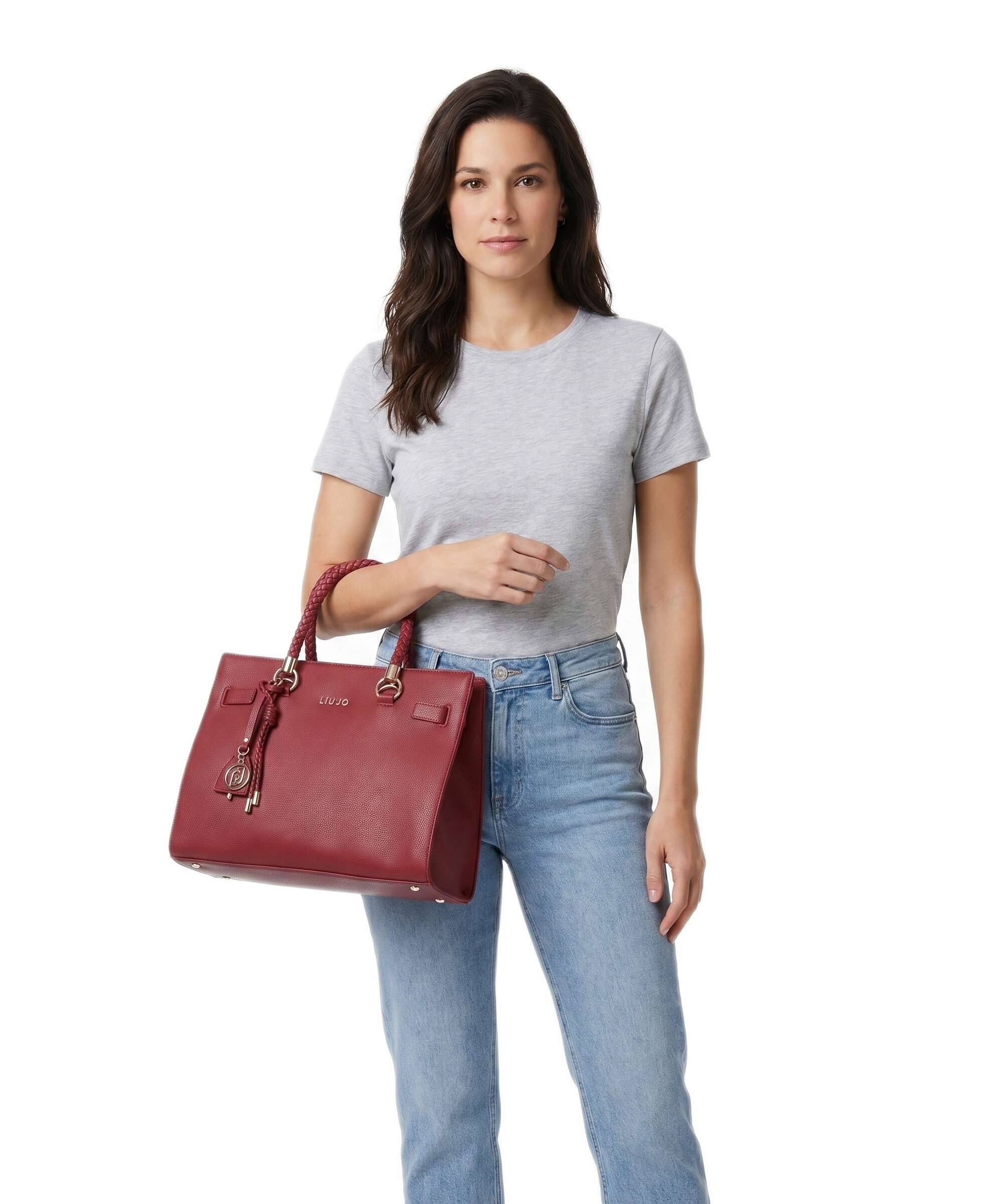 Liu Jo Manhattan M Handbag brick red