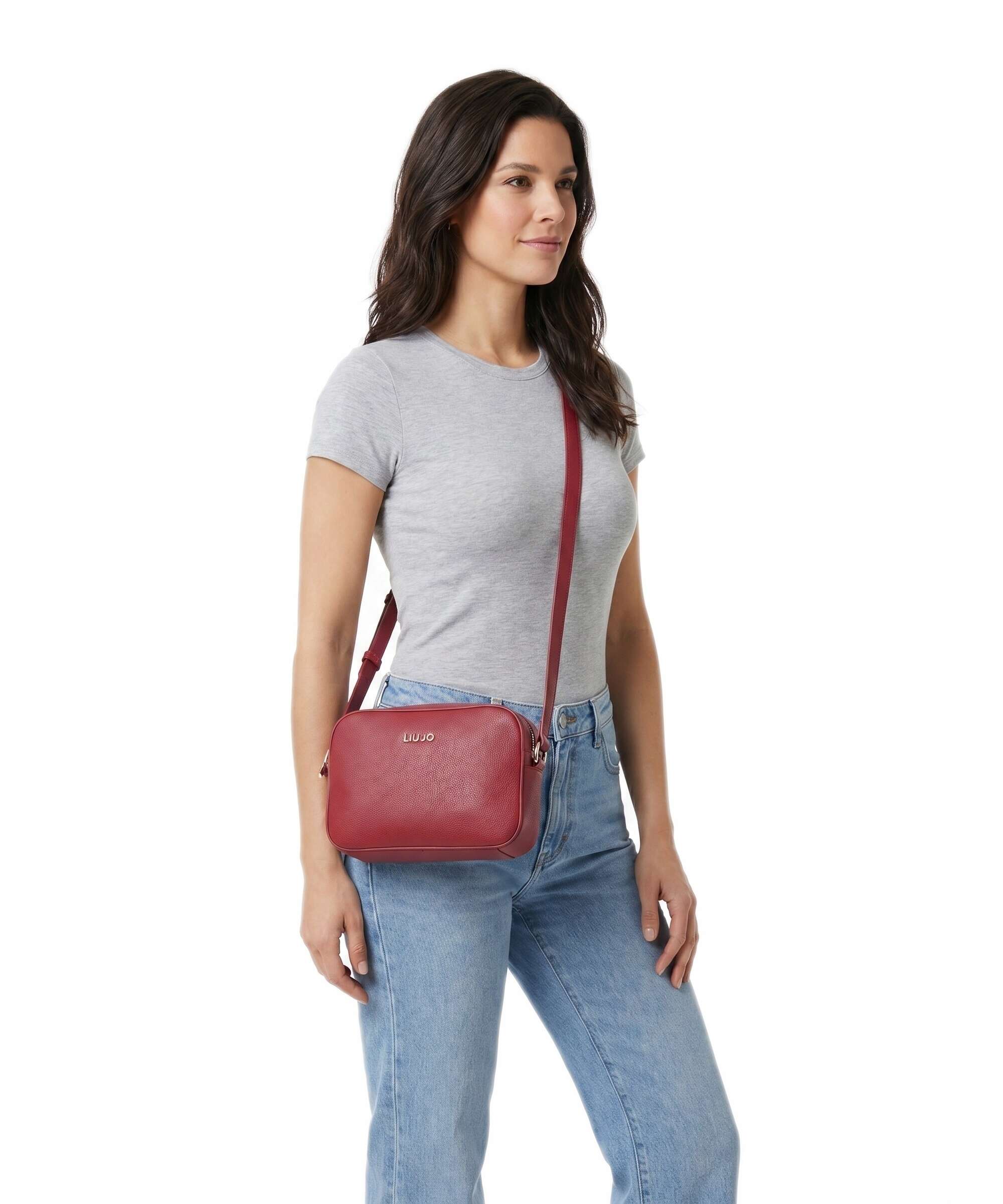 Liu Jo Manhattan M Crossbody bag brick red