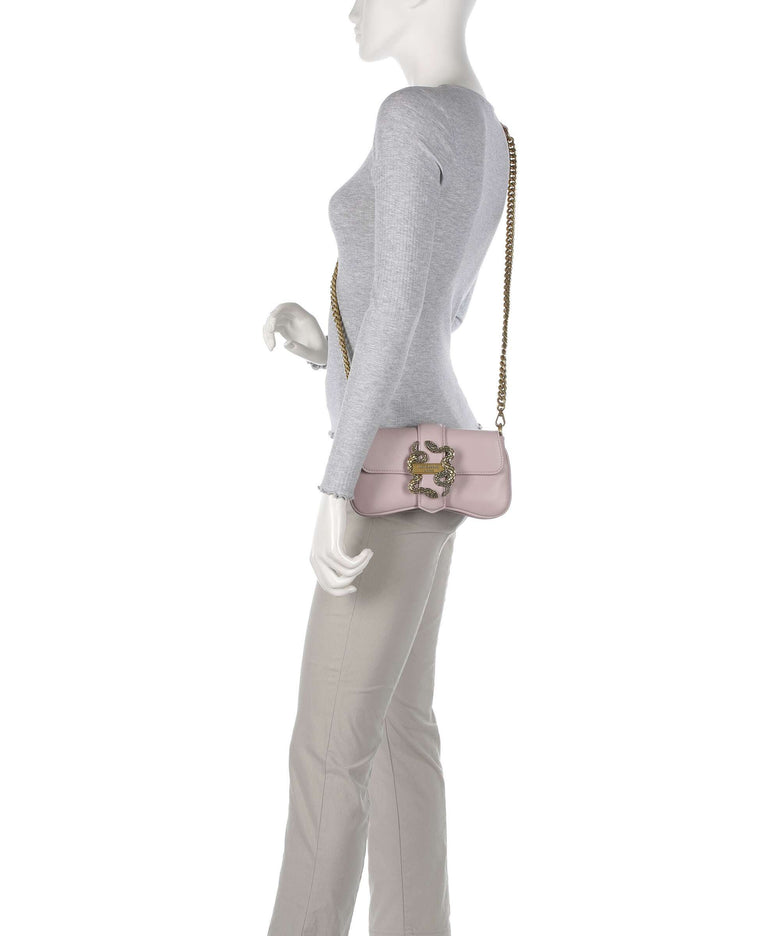 Just Cavalli Iconic Snakes Crossbody bag mauve