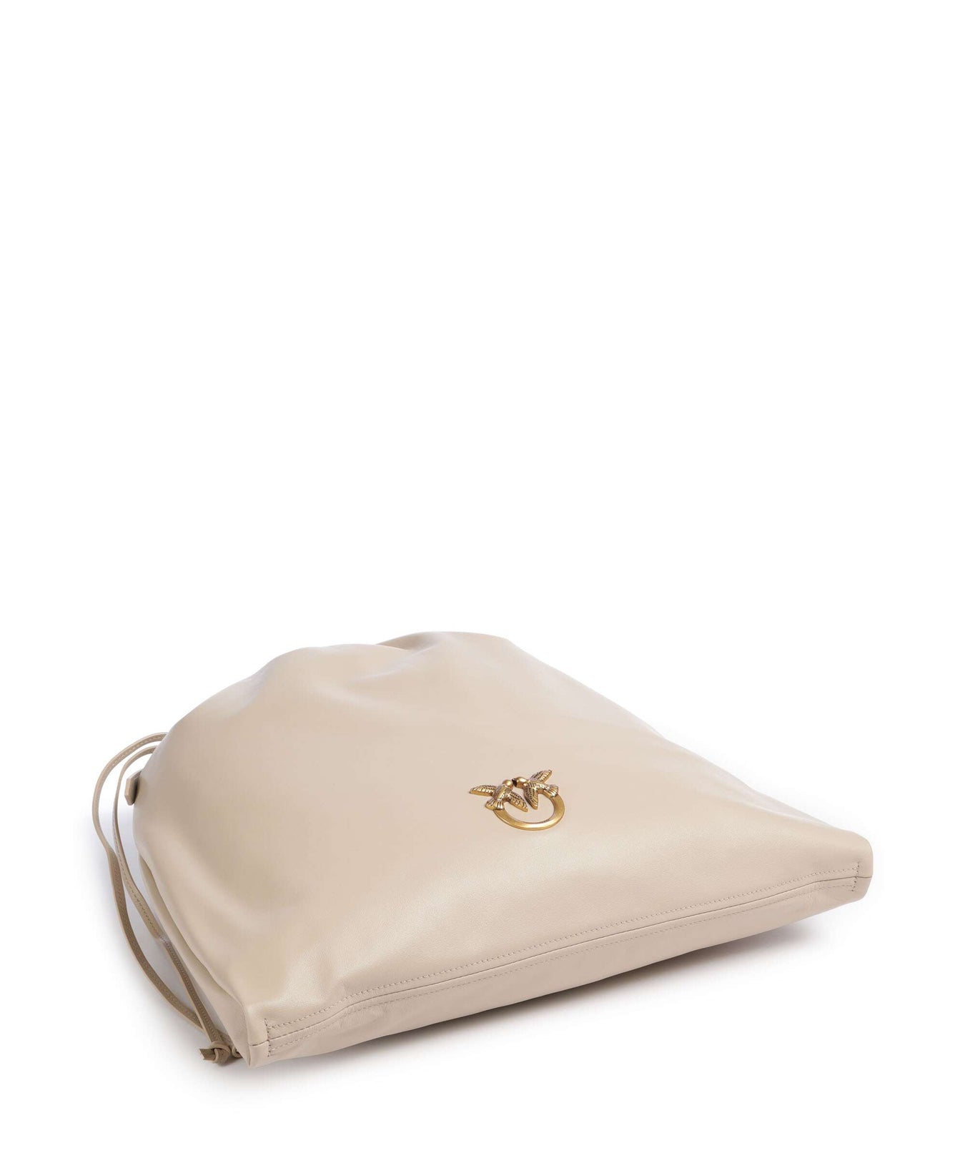 Pinko Extra Slouchy Bucket bag beige/grigio fumo/antique gold