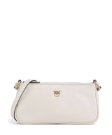 Pinko Half Moon Mini Borsa a tracolla bianco seta/antique gold