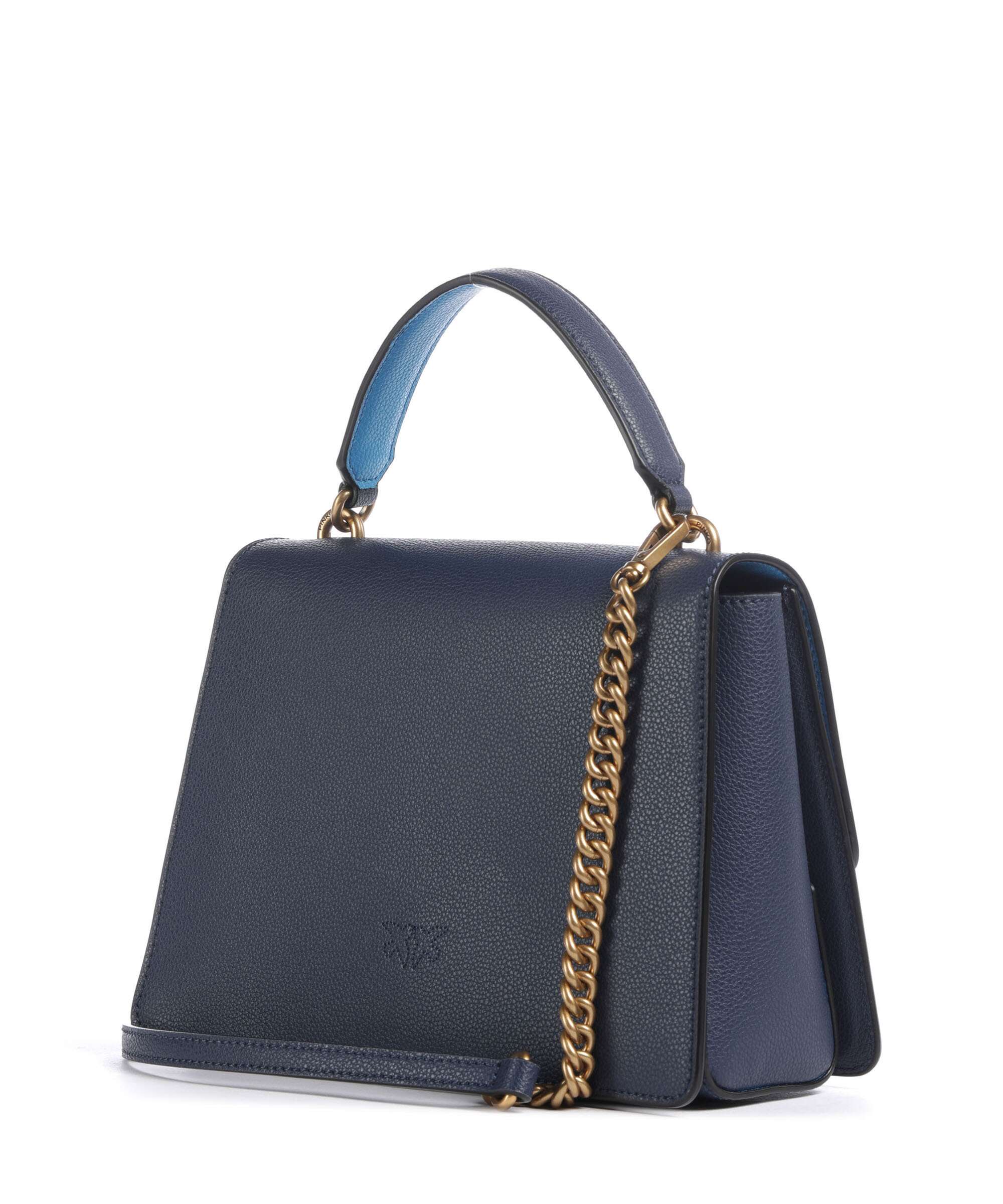 Pinko Love One Classic Handbag azzurro/antique gold