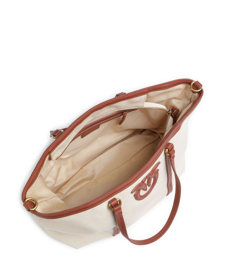 Pinko Handbag beige/marrone/antique gold