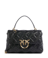 Pinko Love Lady Puff Classic Borsa a mano nero/antique gold