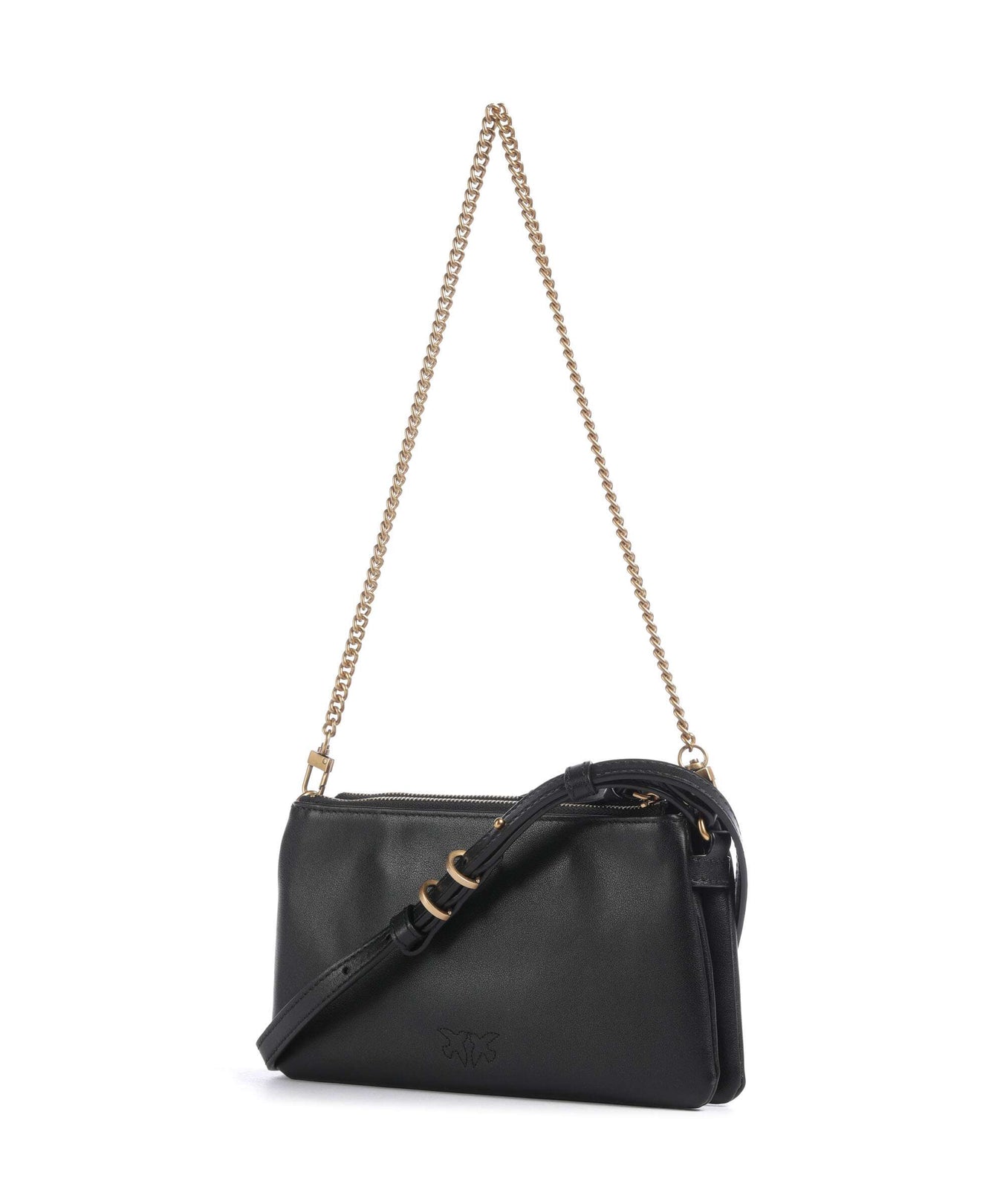 Pinko Double Mini Shoulder bag nero/antique gold