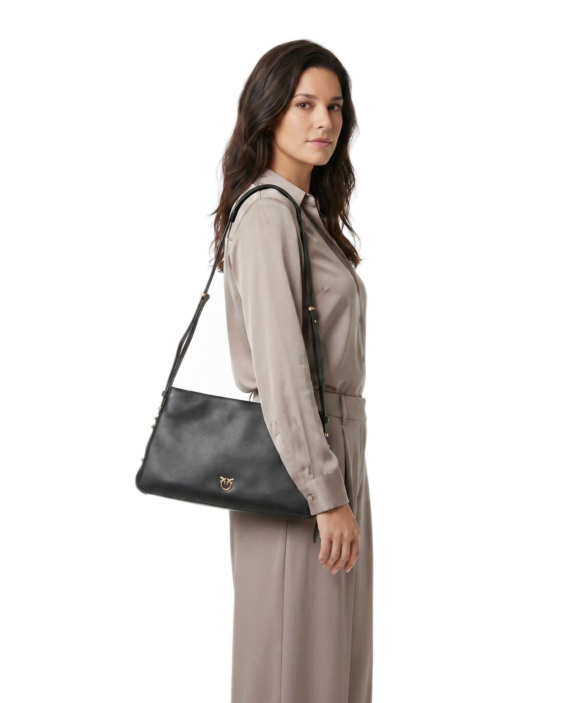 Pinko Triplet Shoulder bag nero/antique gold