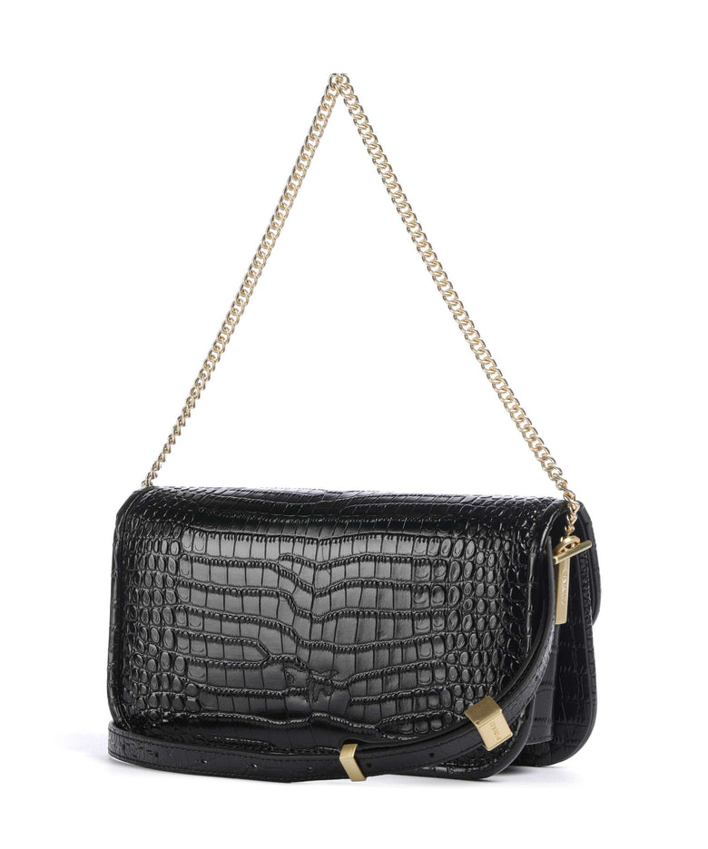 Pinko Love Box Baguette Shoulder bag nero limousine/matt gold