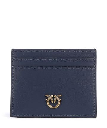 Pinko Porta carte di credito blu indaco ombroso/antique gold