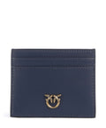 Pinko Credit card holder blu indaco ombroso/antique gold