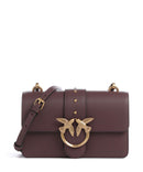 Pinko Love One Mini Borsa a tracolla cioccolato amaro/antique gold