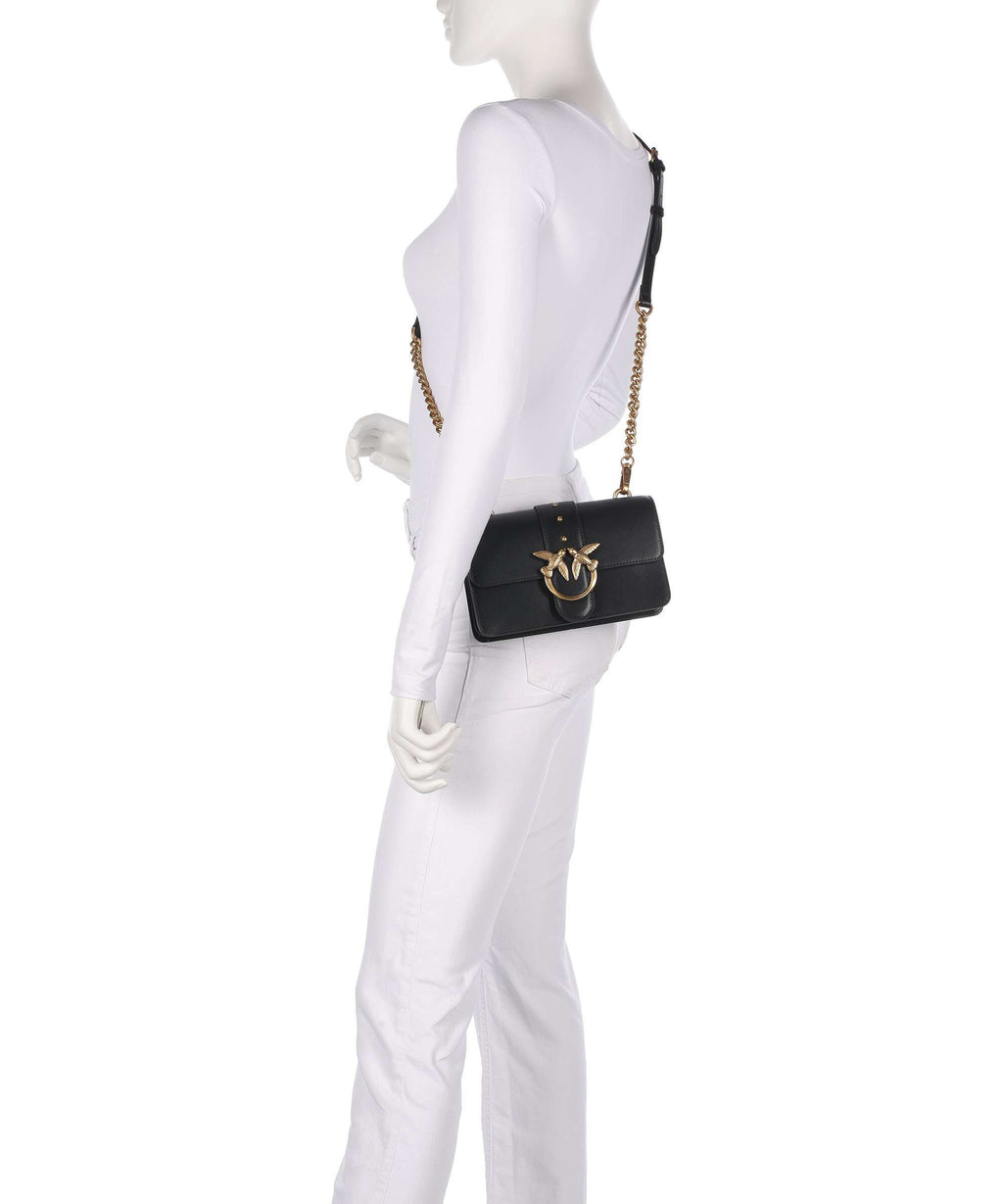 Pinko Love One Mini Crossbody bag nero/antique gold