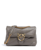 Pinko Love Puff Classic Borsa a spalla grigio asfalto/antique gold