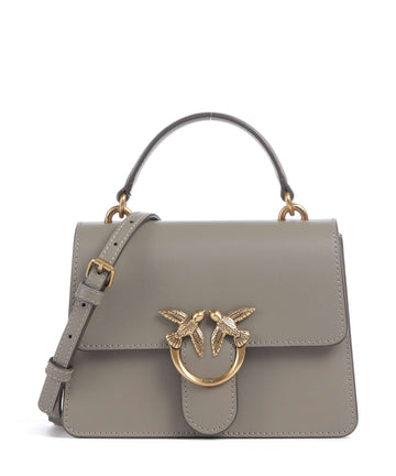 Pinko Love One Mini Borsa a tracolla noce/antique gold
