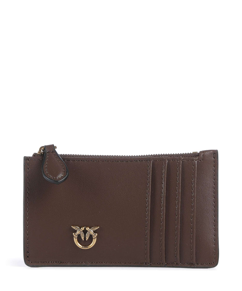 Pinko Airone Credit card holder marrone castano/antique gold