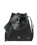 Pinko Secchiello Classic Bucket bag nero/antique gold