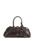 Pinko Bowling Horizontal Handbag rosso mogano/antique gold