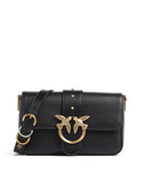 Pinko Love One Mini Slouchy Charms Borsa a tracolla nero/antique gold