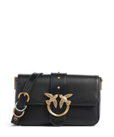 Pinko Love One Mini Slouchy Charms Crossbody bag nero/antique gold