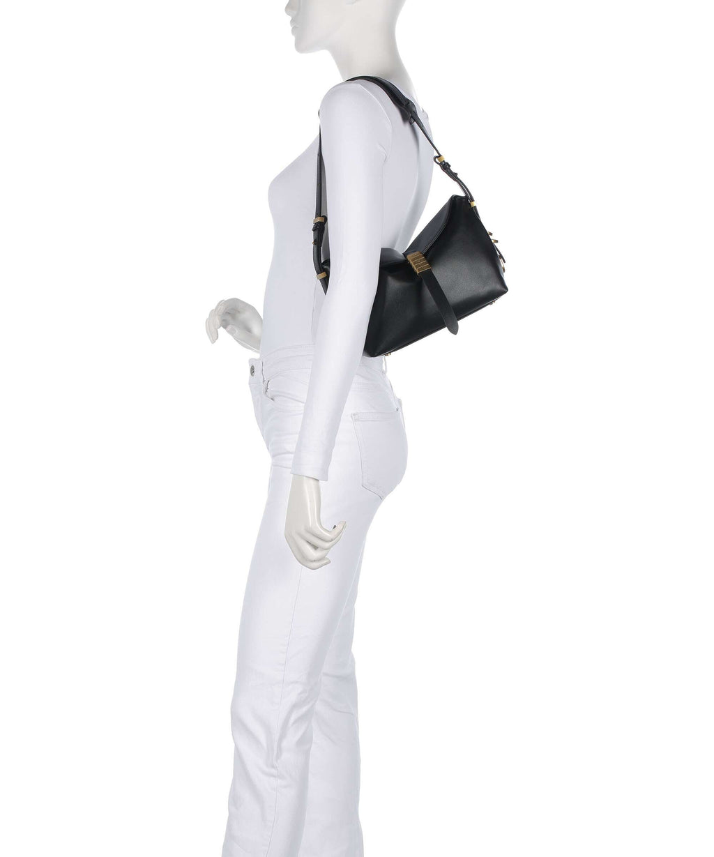 Pinko Saddle Horizontal Mini Shoulder bag nero/antique gold