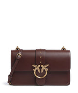 Pinko Love One Classic Borsa a tracolla rosso vino/antique gold