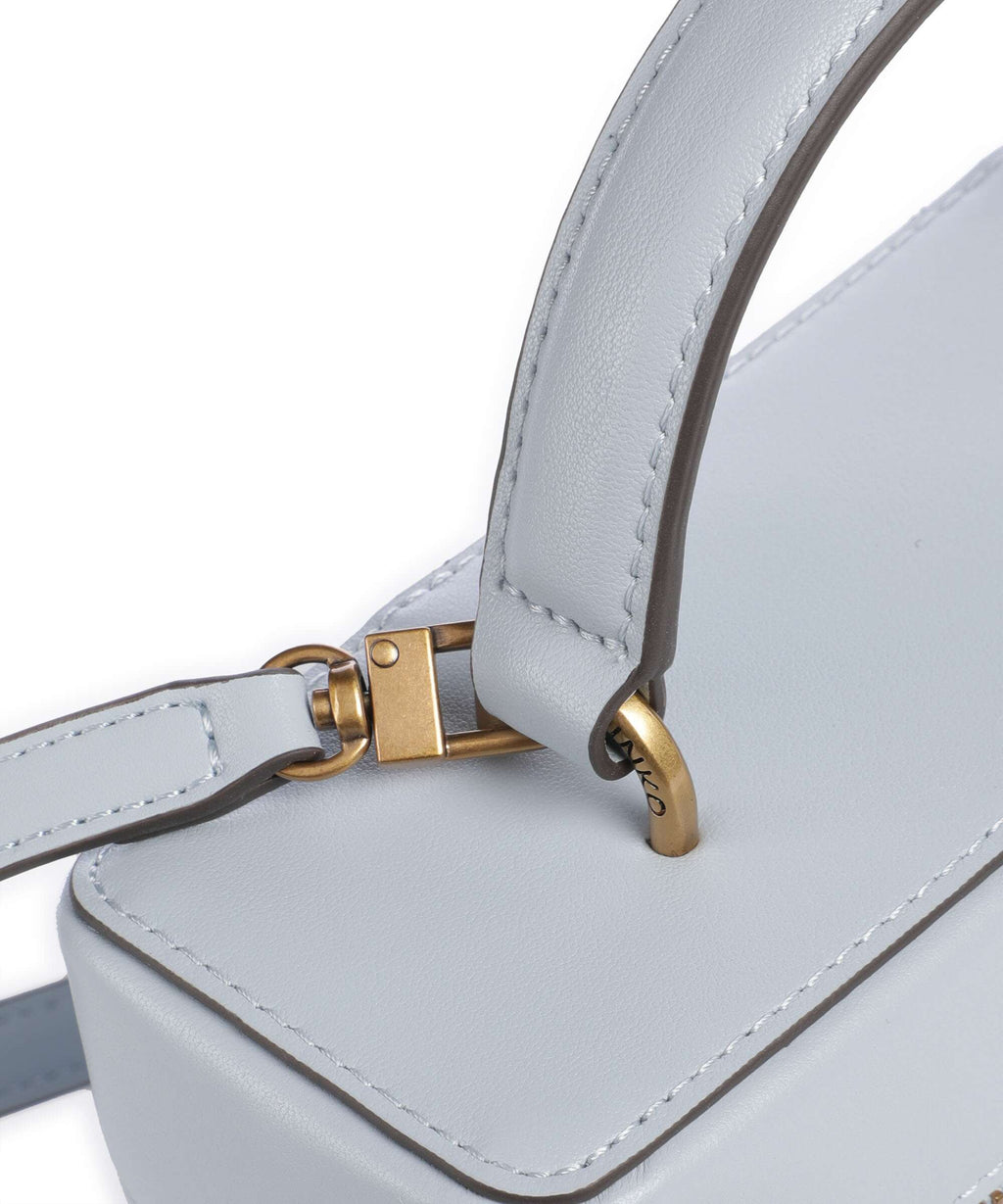 Pinko Vanity Mini Crossbody bag azzurro celeste/antique gold