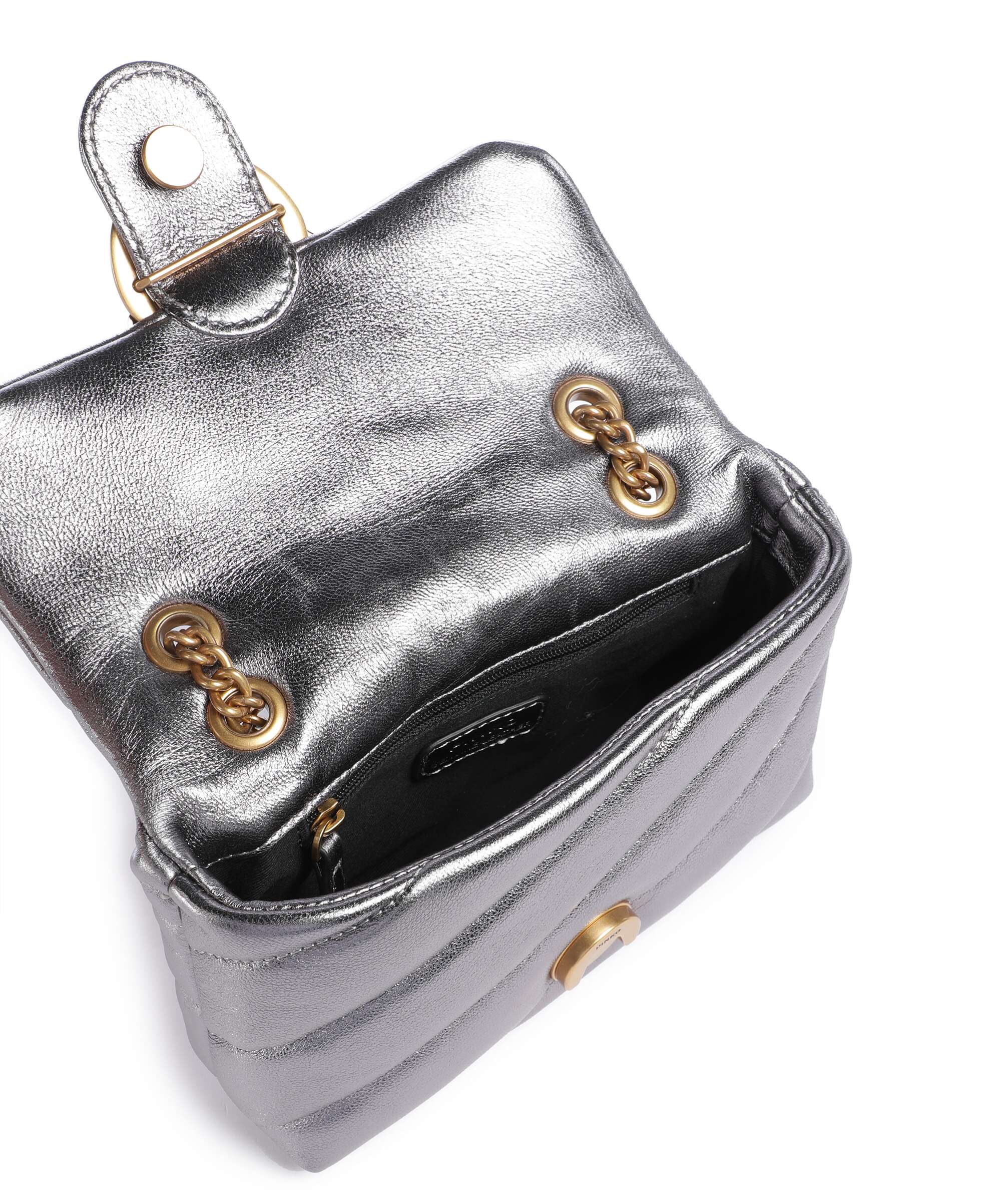 Pinko Love Puff Baby Shoulder bag antracite/antique gold