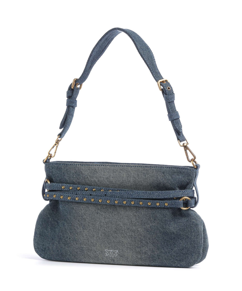 Pinko Belt Mini Shoulder bag lavaggio medio/antique gold