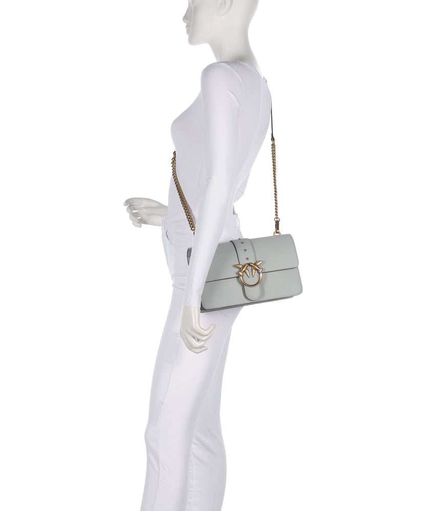 Pinko Love One Classic Crossbody bag grigio perla/antique gold