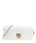 Pinko Click Soft Classic Crossbody bag bianco nembo/antique gold