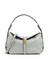 Pinko Saddle Horizontal Mini Shoulder bag grigio perla/antique gold