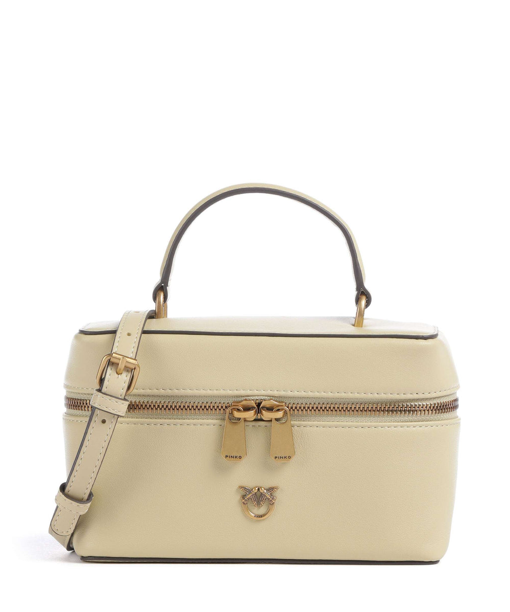 Pinko Vanity Mini Crossbody bag giallo vaniglia/antique gold