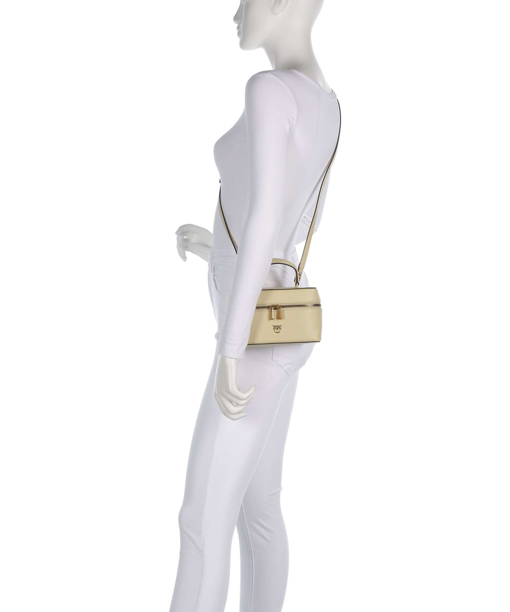 Pinko Vanity Mini Crossbody bag giallo vaniglia/antique gold