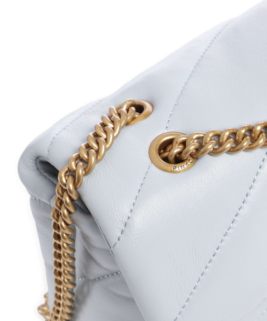 Pinko Love Puff Mini Shoulder bag azzurro celeste/antique gold