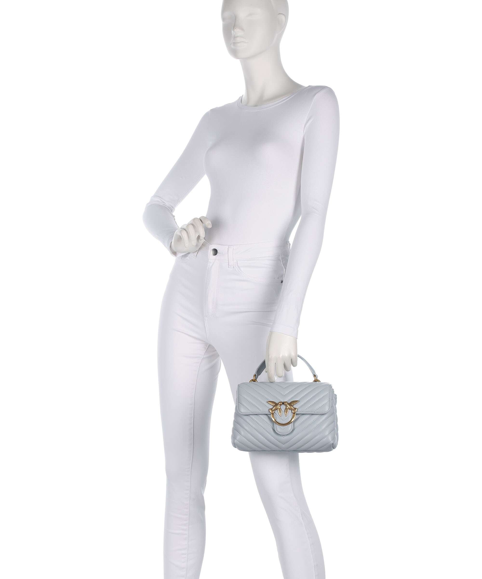 Pinko Love Lady Puff Mini Handbag azzurro celeste/antique gold