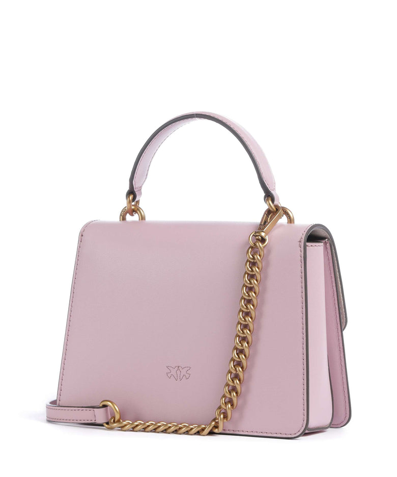Pinko Love One Mini Handbag rosa chiaro/antique gold